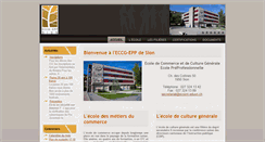 Desktop Screenshot of ecsion.ch